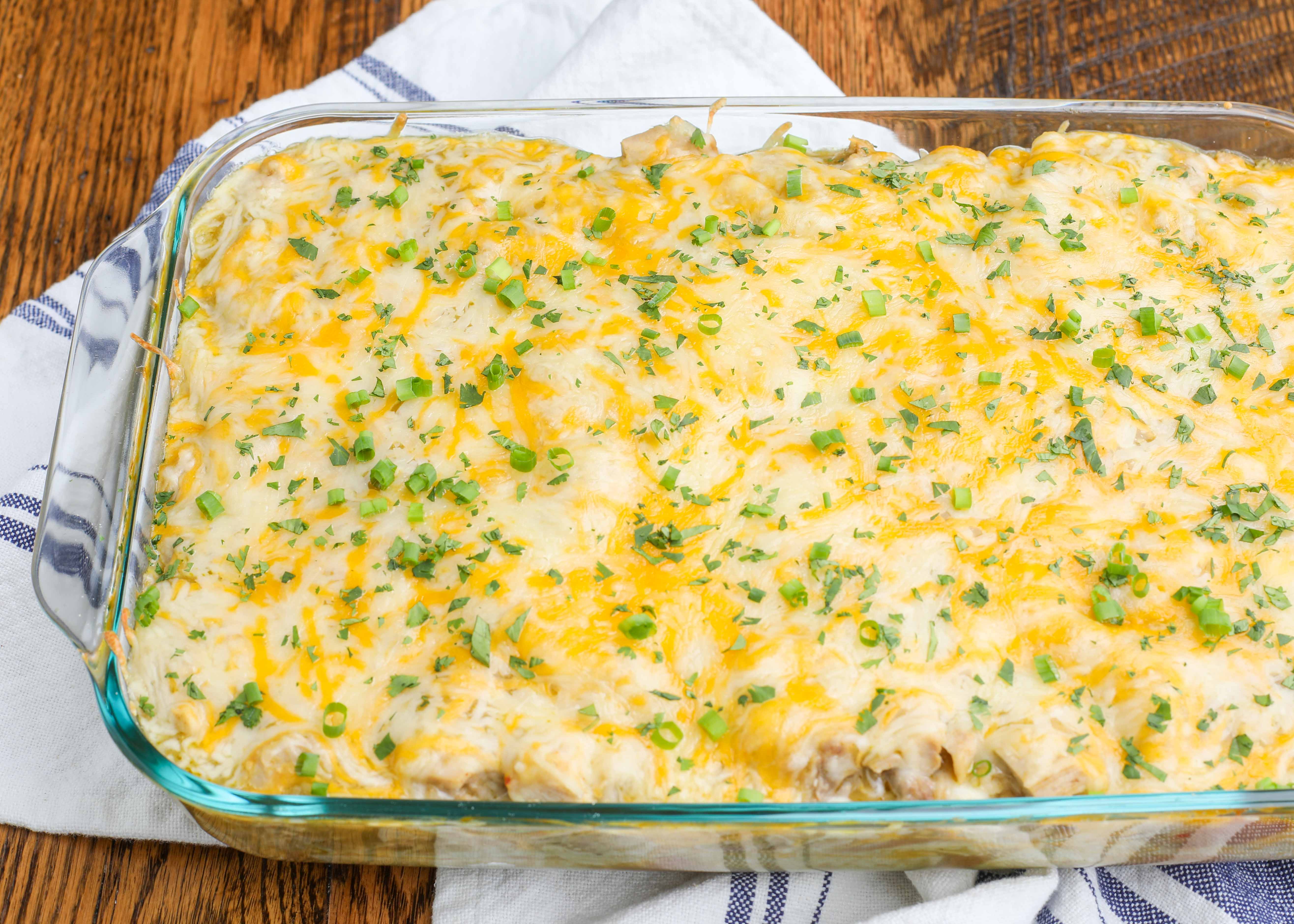 Cheesy Chicken & Refried Bean Enchiladas: Easy Family Hit